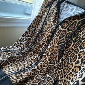 Juicy Couture sport hoodie leopard print